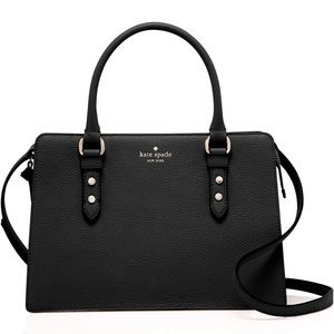 Kate Spade New York Lise Mulberry Street Womens Shoulder Leather Black Bag